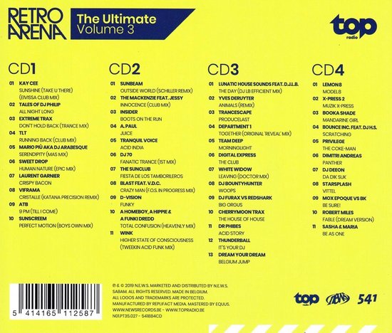 Topradio - Ultimate Retro Arena, various artists | CD (album) | Muziek |  bol.com