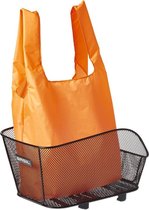 Basil Keep Shopper - Shoppertas voor fietsmand - Vouwbaar - Oranje