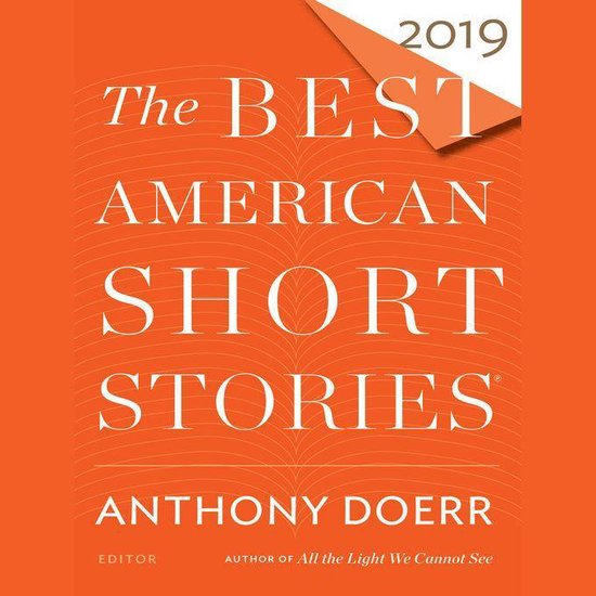 The Best American Short Stories 2019 - cover