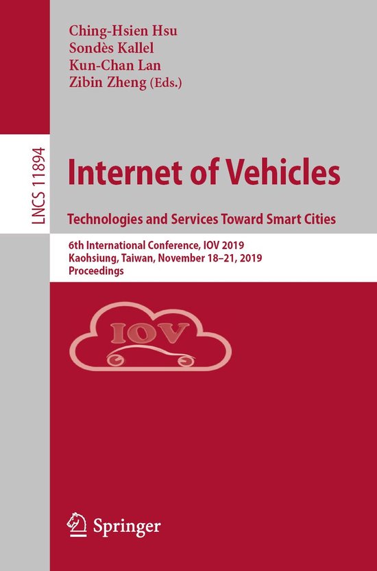 Springer Nature Proceedings Computer Science - Internet of V ... - cover
