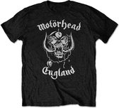 Motorhead - England Heren T-shirt - S - Zwart