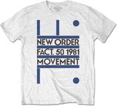 New Order Heren Tshirt -M- Movement Wit