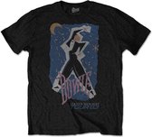 David Bowie Heren Tshirt -XL- 83' Tour Zwart