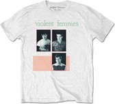 Violent Femmes Heren Tshirt -M- Vintage Band Photo Wit