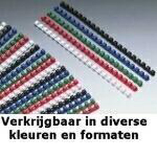 19 mm | rood Plastic bindruggen A4, rond 19 mm | rood Plastic bindruggen A4, rond