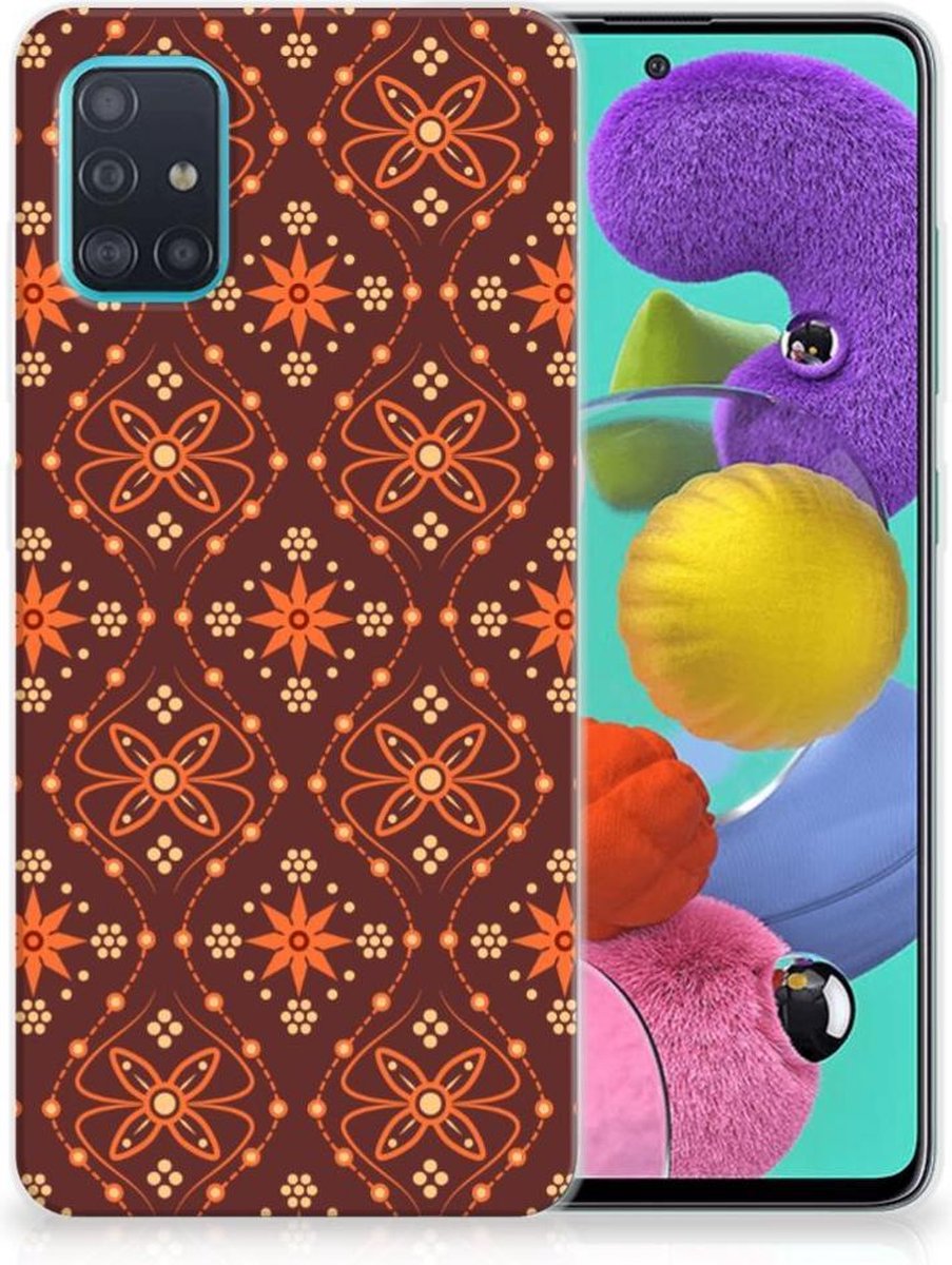Samsung Galaxy A51 TPU bumper Batik Brown