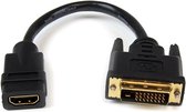 StarTech.com Câble adaptateur vidéo HDMI vers DVI-D 20 cm HDMI femelle vers DVI mâle