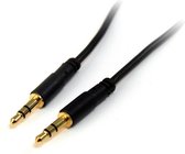 StarTech 1,8 m slanke 3.5mm Stereo Audio kabel - M/M