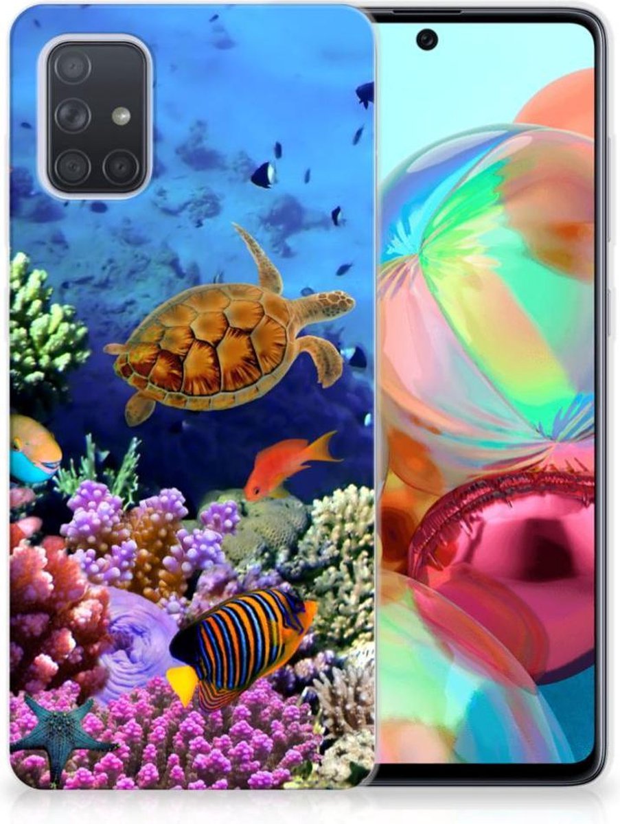 Samsung Galaxy A71 TPU Hoesje Vissen