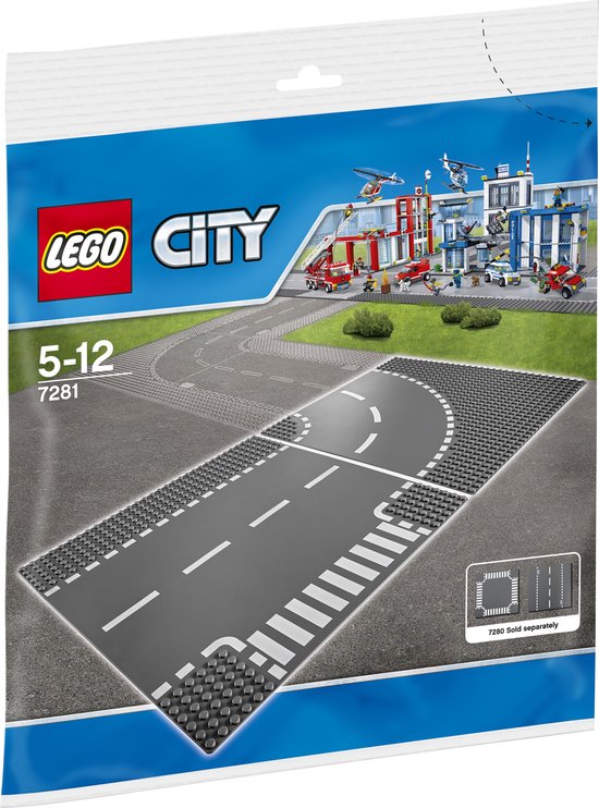 LEGO T-Kruising En Bocht - 7281 |