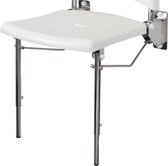 Steunpoten voor douchezitting (set van 2) RVS gepolijst