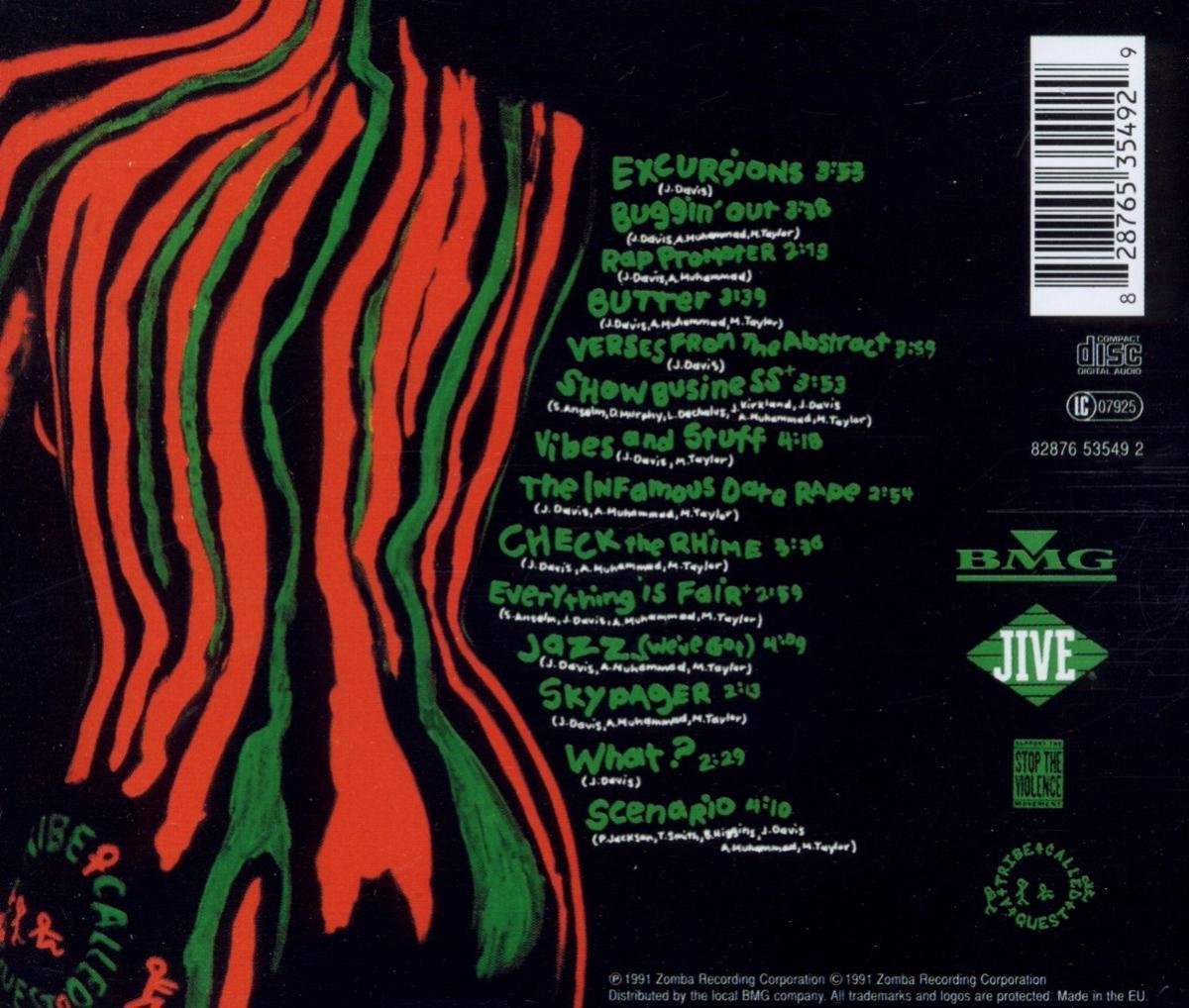 洋楽 A Tribe Called Quest The Low End Theory Sony Music A Tribe Called Quest The Low End Theory - Hip-hop CD