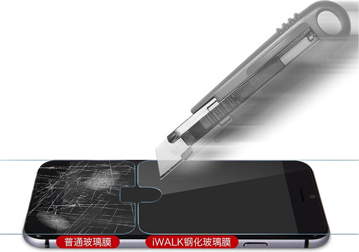 iWalk Tempered Glass Screen Protector voor Apple iPhone 6 Plus / 6s Plus