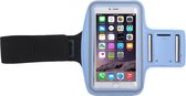 Apple iPhone 8 Plus Hoesje - Mobigear - Serie - Neopreen Sportarmband - Blauw - Hoesje Geschikt Voor Apple iPhone 8 Plus