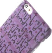 Apple iPhone 6s Plus Hoesje - Mobigear - Design Serie - Hard Kunststof Backcover - Giraffe - Hoesje Geschikt Voor Apple iPhone 6s Plus