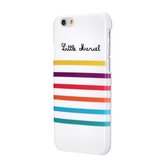 Little Marcel Hard Case iPhone 6 6s hoesje - Kleurrijk Wit