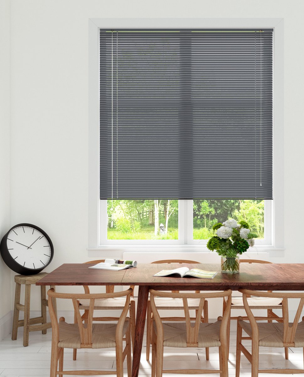 Decosol jaloezie - 25mm aluminium - 100x250 cm - zilver