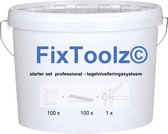 Tegel Nivelleersysteem Starter Set - 100 stuks – 3 mm -  incl. wiggen en montagetang