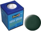 Revell Aqua  #68 Dark Green - Matt - RAF - Acryl - 18ml Verf potje