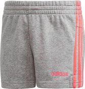 adidas - YG Essentials 3 Stripes Short - Meisjes Sportbroekje  - 164 - Grijs