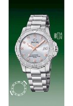 Jaguar Executive Diver Ladies Horloge - Jaguar dames horloge - Zilver - diameter 34 mm - roestvrij staal