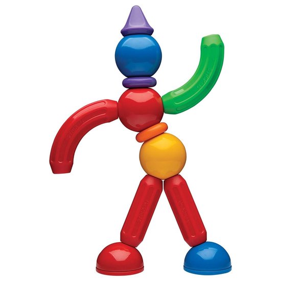 Stick-O Basic Set - Magnetisch Bouwspeelgoed - 20-delig - Montessori Speelgoed - vanaf 18 maanden