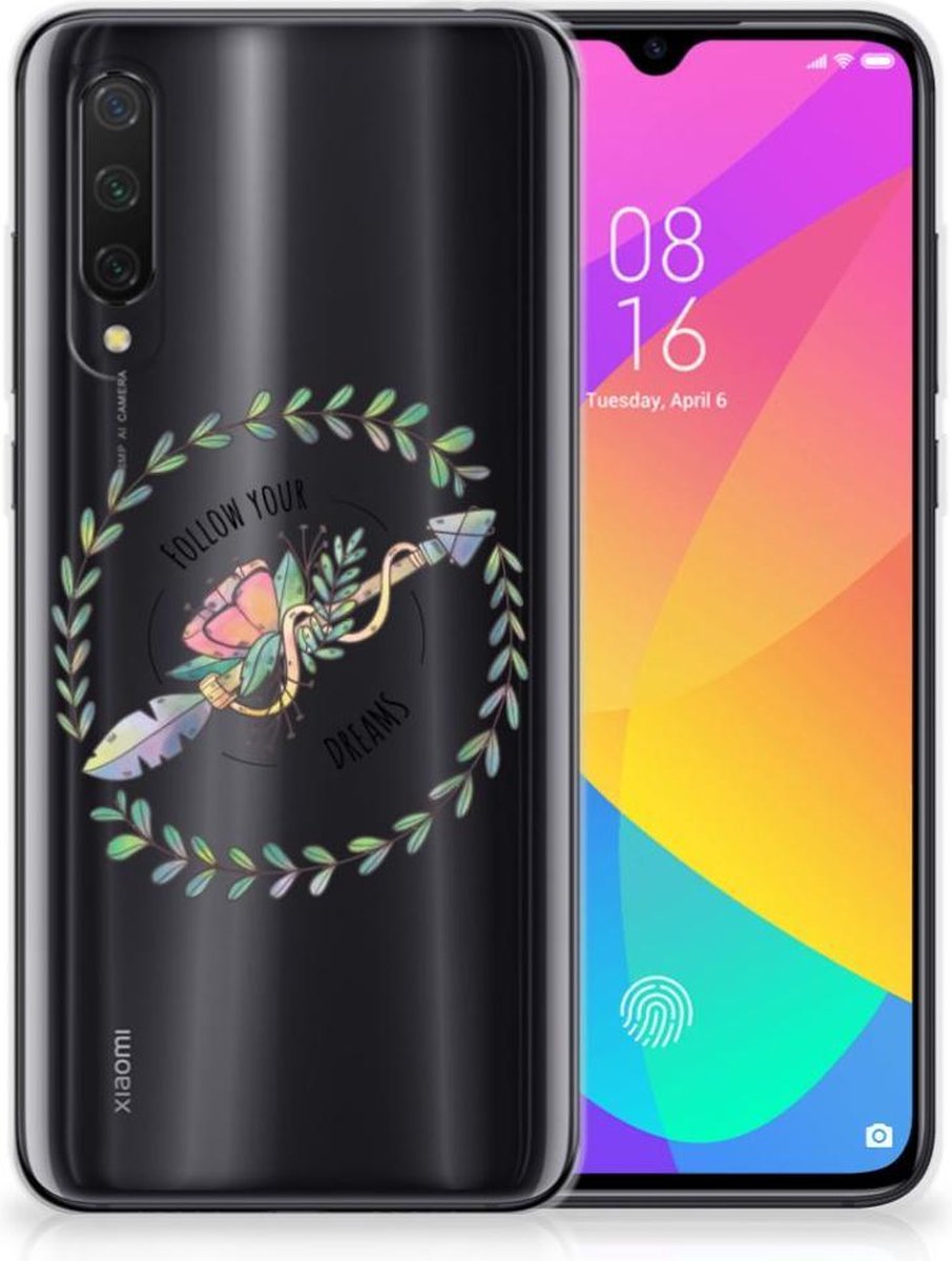 Xiaomi Mi 9 Lite Telefoonhoesje met Naam Boho Dreams