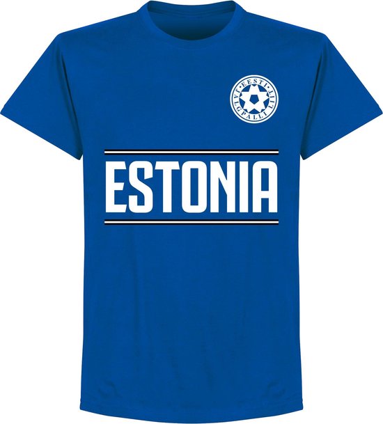 Estland Team T-Shirt - Blauw - S
