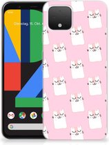 Google Pixel 4 TPU Hoesje Sleeping Cats