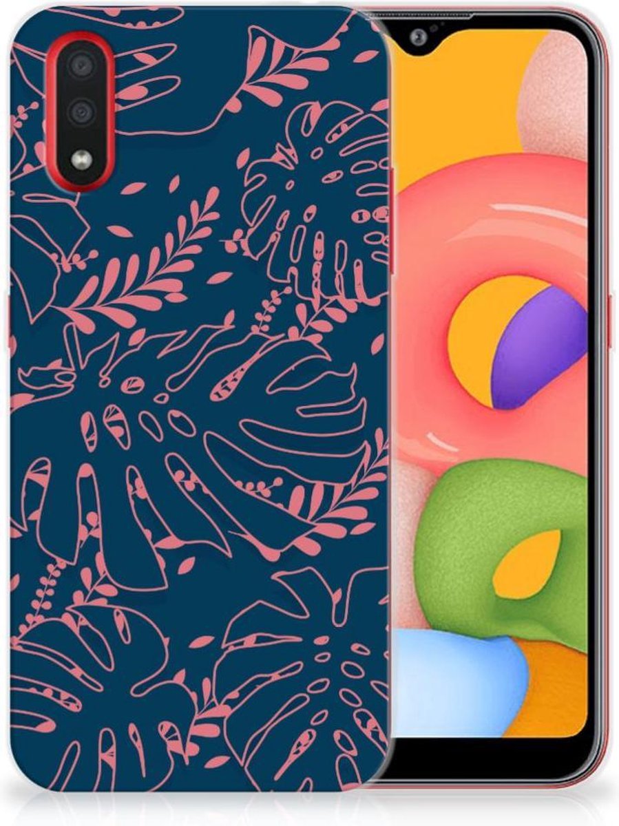Samsung Galaxy A01 TPU Case Palm Leaves