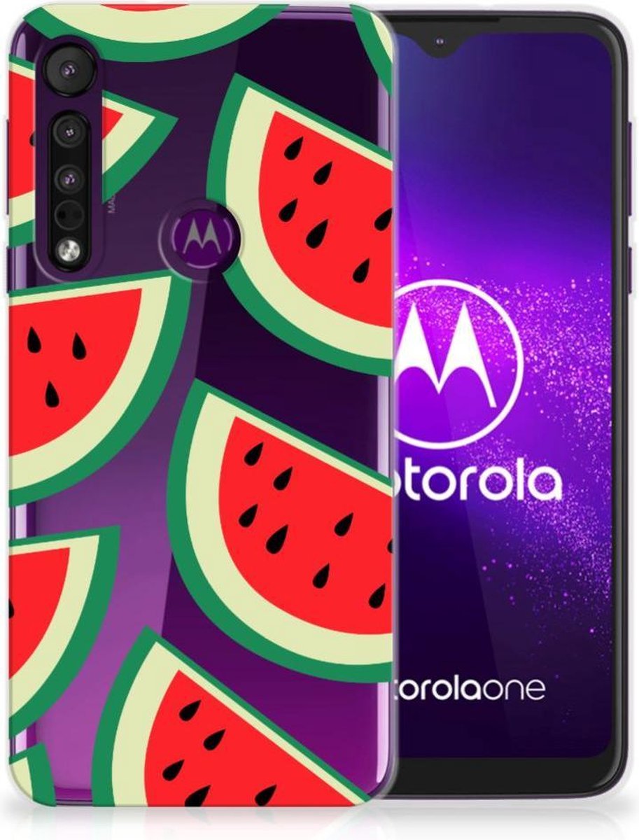 Motorola One Macro Siliconen Case Watermelons