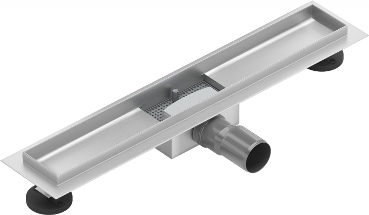 Mexen Flat corpus voor lineaire afvoer 50 cm, inox - 1015050