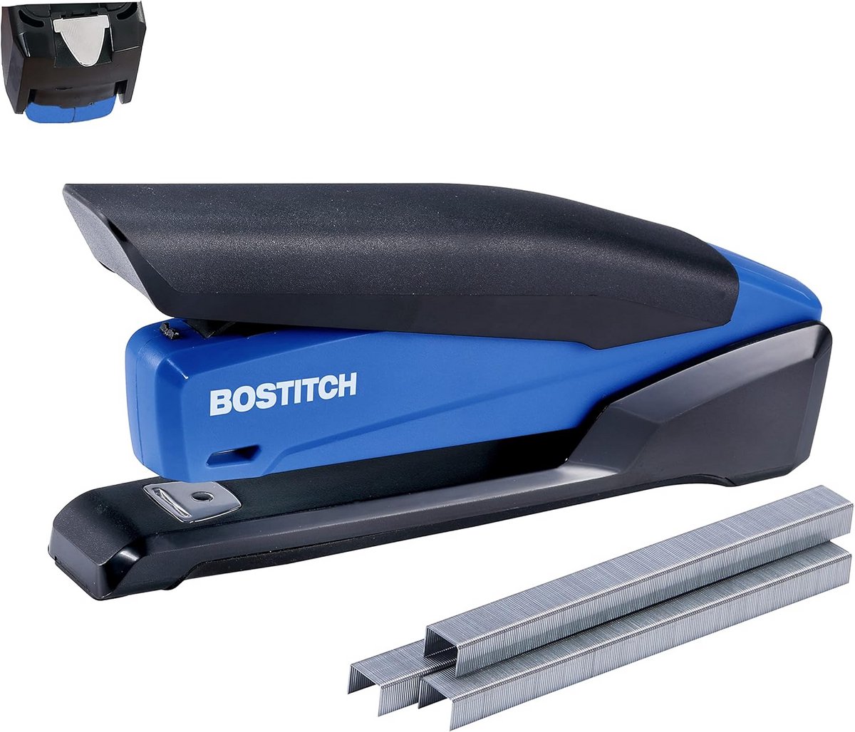 Bostitch 3-in-1 Executive nietmachine marineblauw - Robuuste kantoornietmachine voor professioneel gebruik