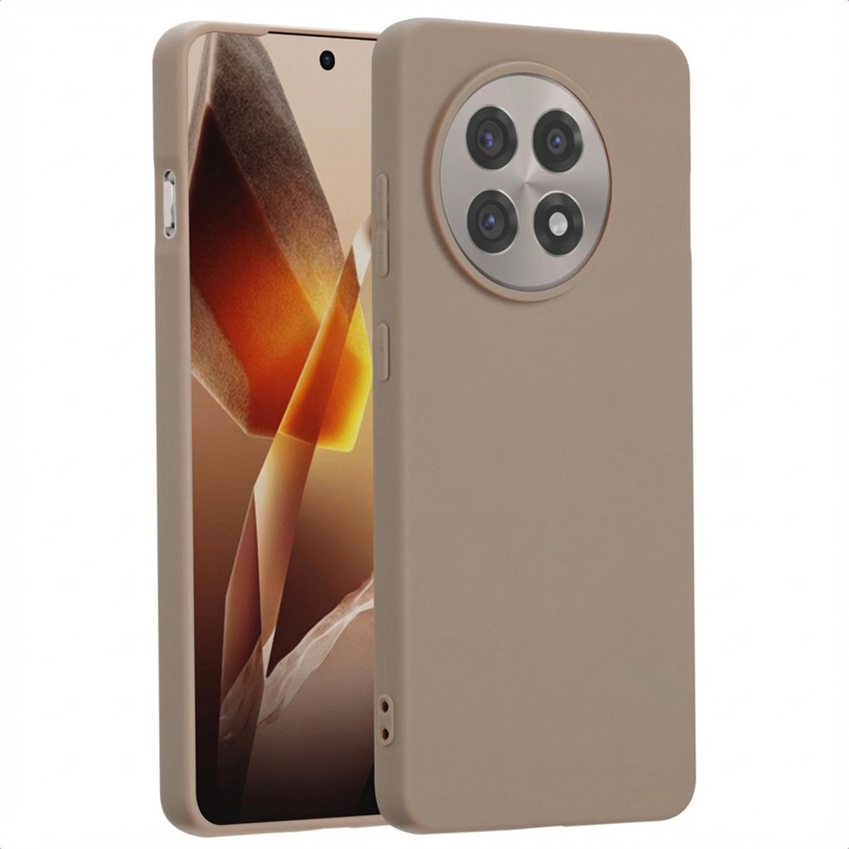 imoshion Hoesje - Geschikt voor OnePlus 13R - Color Backcover - Bruin