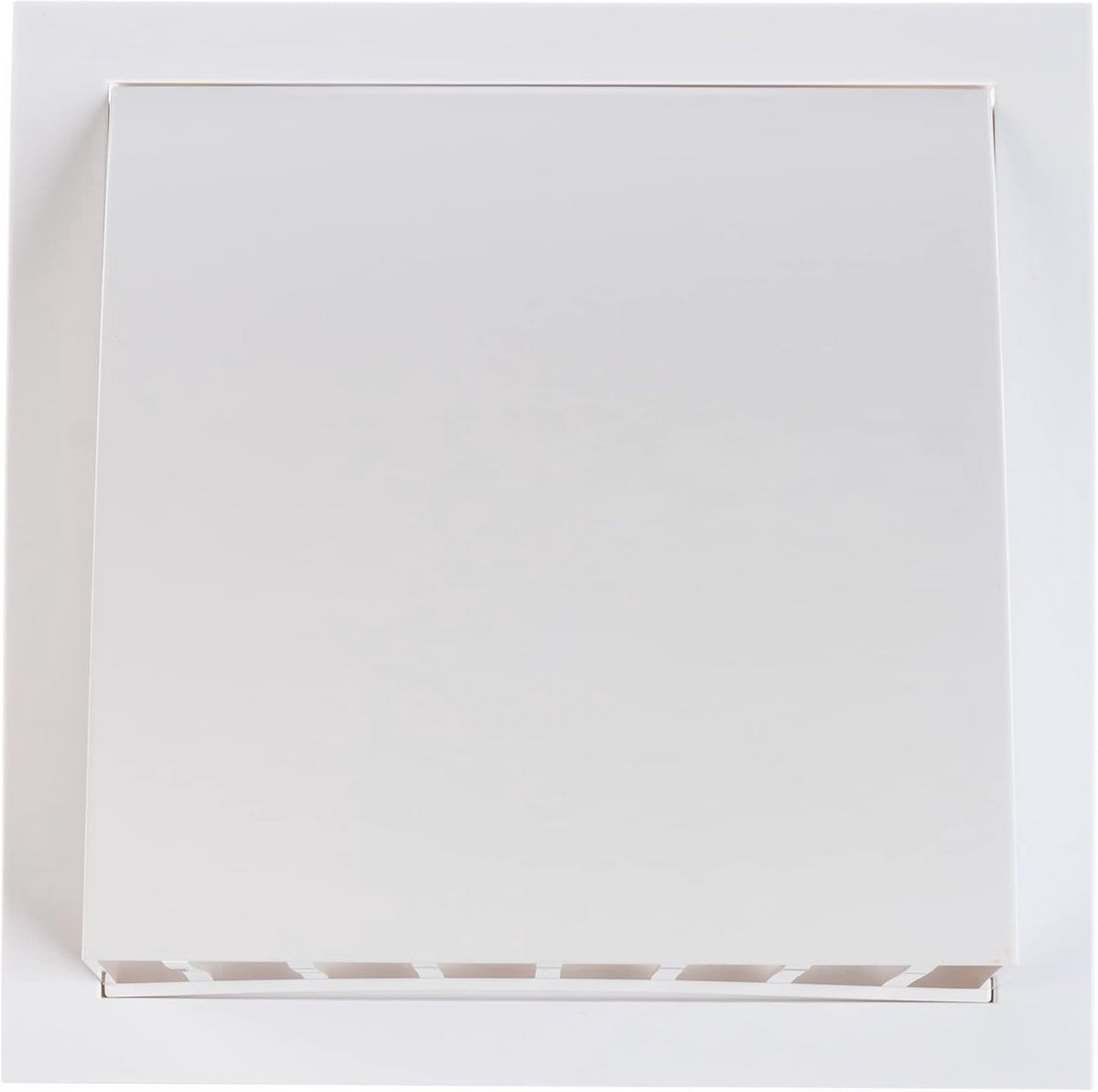 Weerbestendig Ventilatie Rooster Ø 125 mm met Terugslagklep Wit
