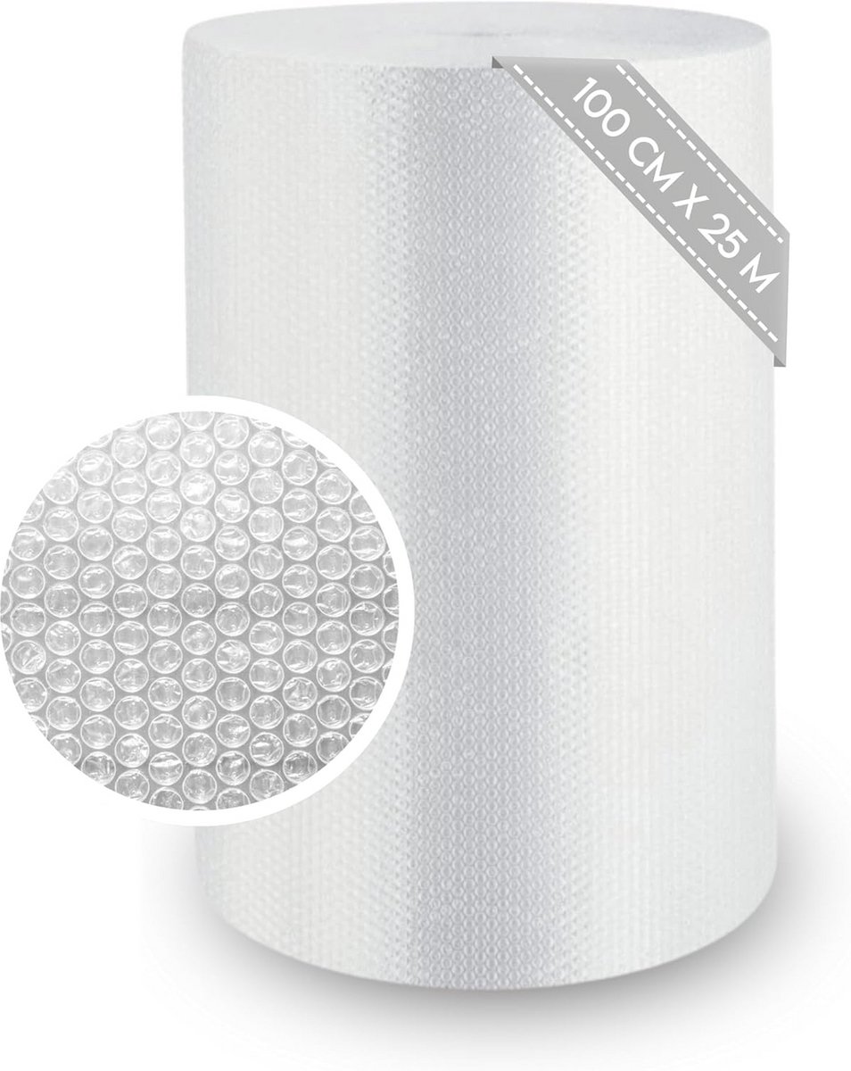 Noppenfolie - Rol - 25m - 100cm - Doorzichtig - Bol.com
