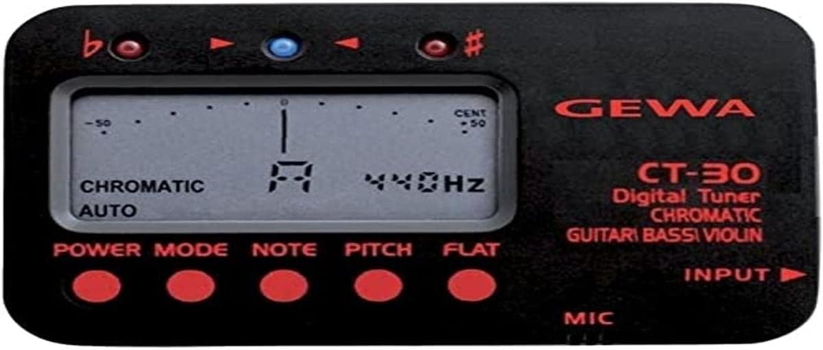 Stemapparaat CT-30 chromatisch met LCD-weergave