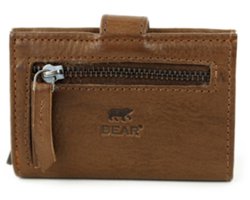 Bear Design Elsie CP6814 Pasjeshouder - Brown – Van leer – Bear Design Elsie CP6814 is een compacte leren pasjeshouder voor wie vooral pasjes gebruikt, maar toch wat contant geld mee wil nemen