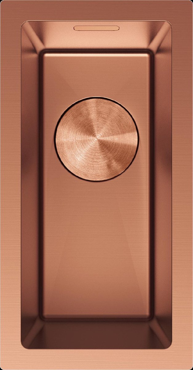 Mexen Trixo roestvrijstalen spoelbak 1-kamer 230 x 440 , koper - 6411221000-65
