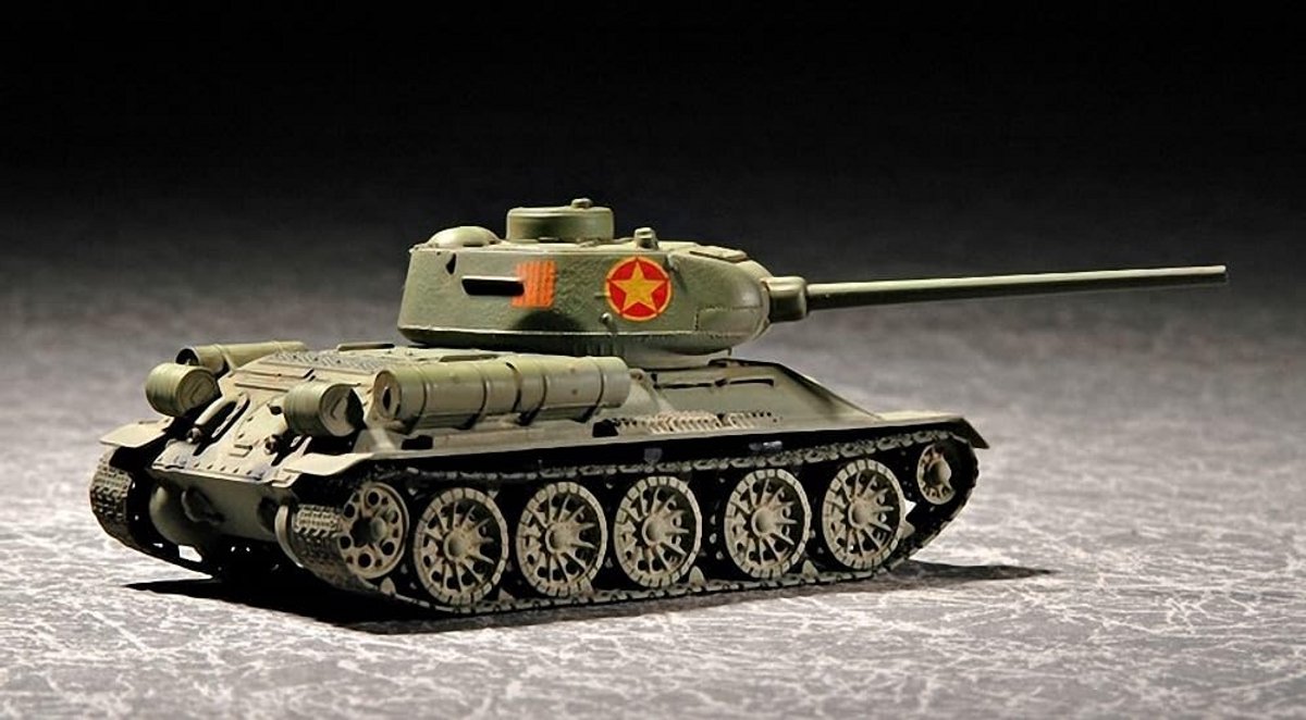 Modelbouwset Sovjet T-34/85 Tank Model 1944 - Schaalmodel voor Modelbouwers