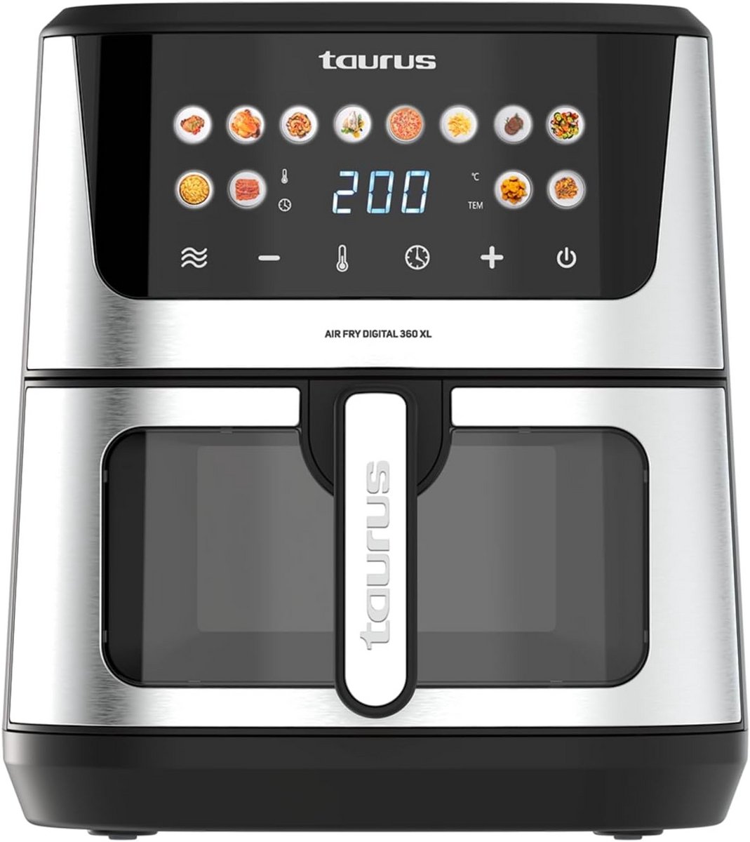 Grote Digitale Airfryer XL 8L - 2100W met 12 Programma's en Touchscreen | Snelle & Gezonde Bereiding