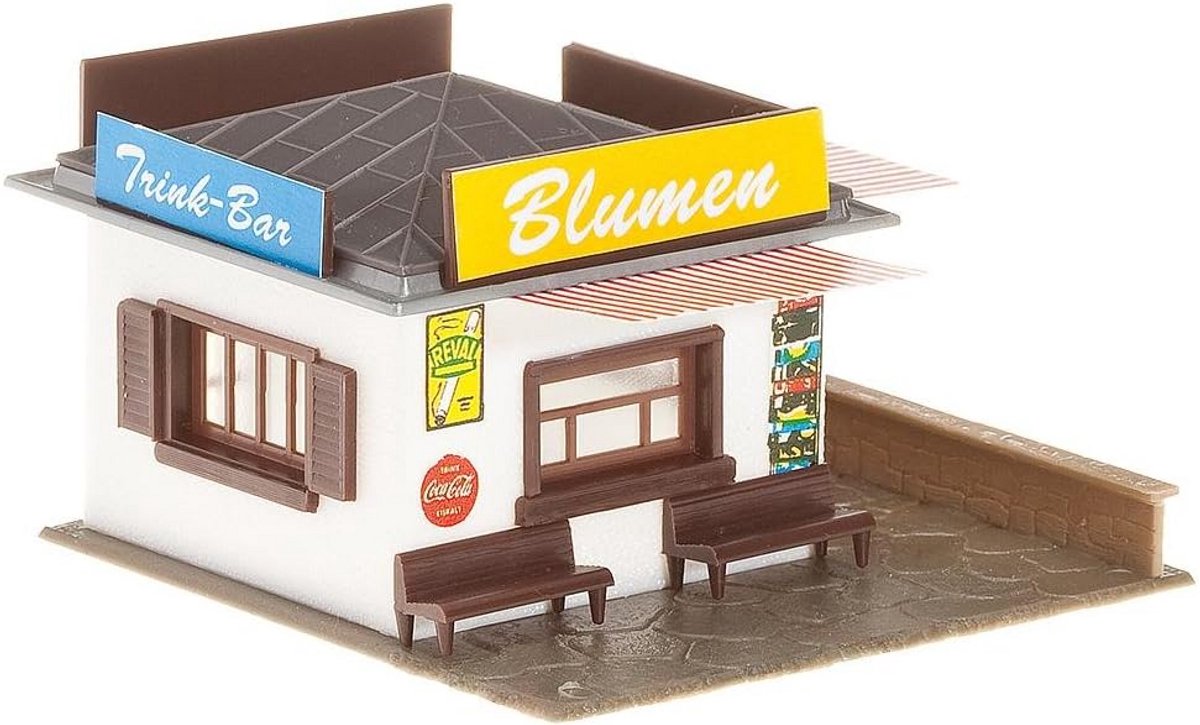 Modelspoorbaan Kiosk Bouwpakket H0 Schaal