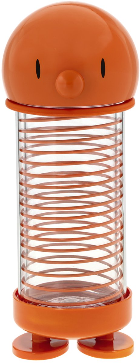 Hoptimist Bumble Drinkfles - 400 ml - Oranje - Tritan™ kunststof - Dubbelwandige waterfles voor koude en warme dranken - Voor kinderen en volwassenen