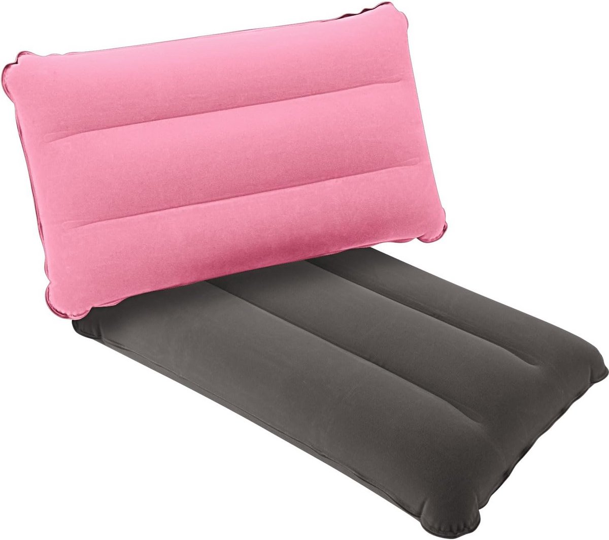 Set van 2 Opblaasbare Kussens - Ultralichte Reiskussens voor Camping en Reizen (44x28 cm)