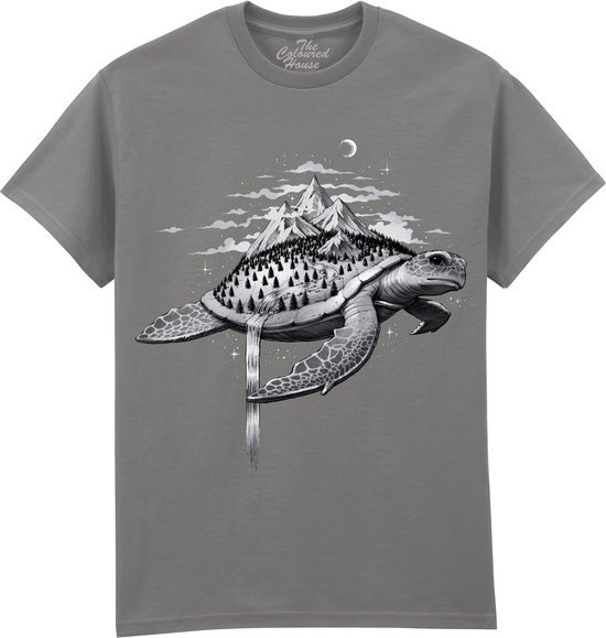 Schildpad Adventure Turtle The Coloured House T-shirt XL