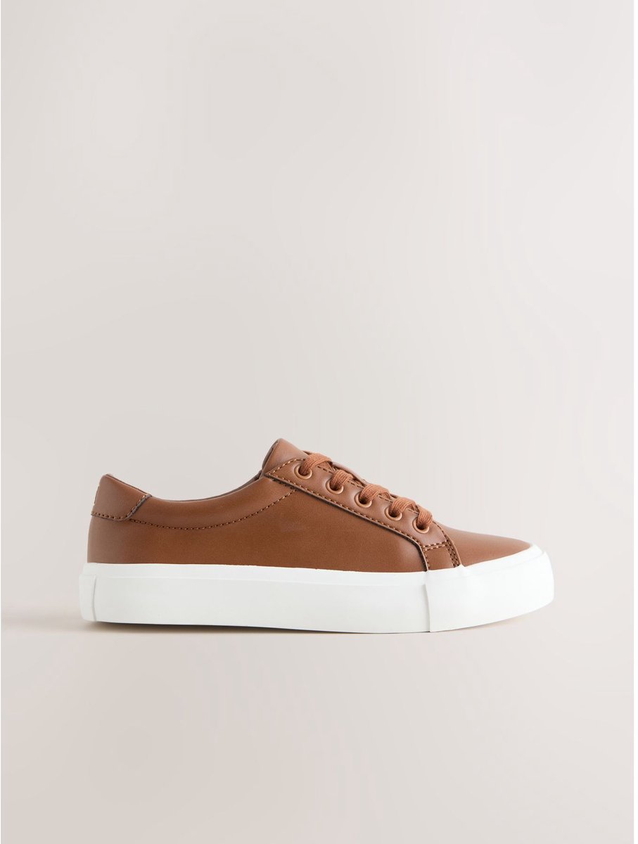 Next - Jongens - Nette sneakers met veters - Bruin