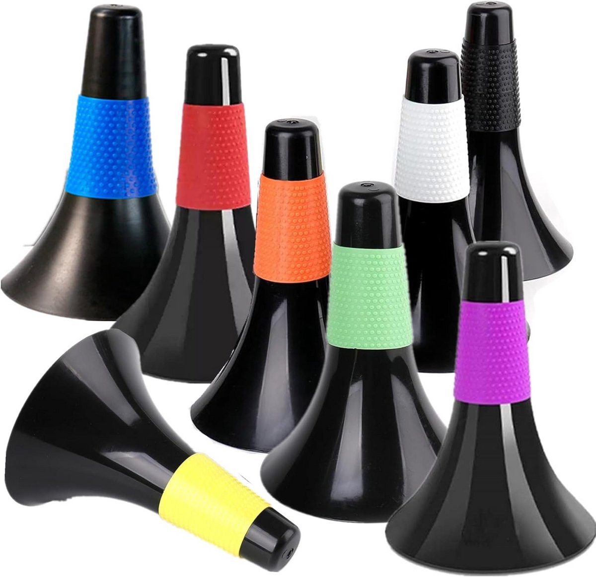 Set van 8 Trainingskegels - Agility Markers voor Voetbal, Basketbal en Speed Drills