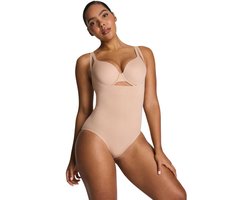 SPANXsculpt GoFigure Open Bust Bodysuit - Maat S - Kleur Chai