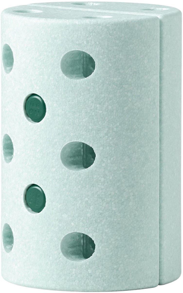 Modu Activity Toy Kids Stool - Stoeltje - 2 halve cilinders - open einde speelgoed - Ocean Mint / Forest Green
