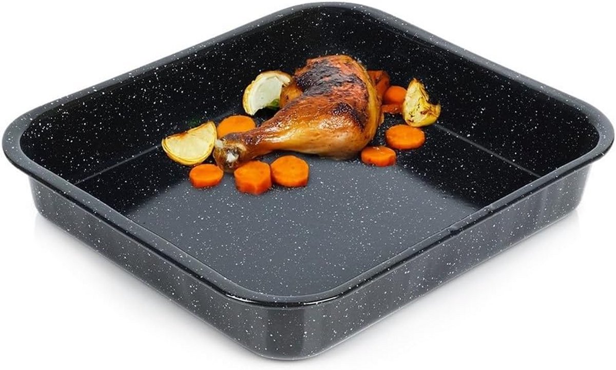 Grote Ovenschaal 8 Liter - Geëmailleerd Bakvorm Voor Oven en BBQ
